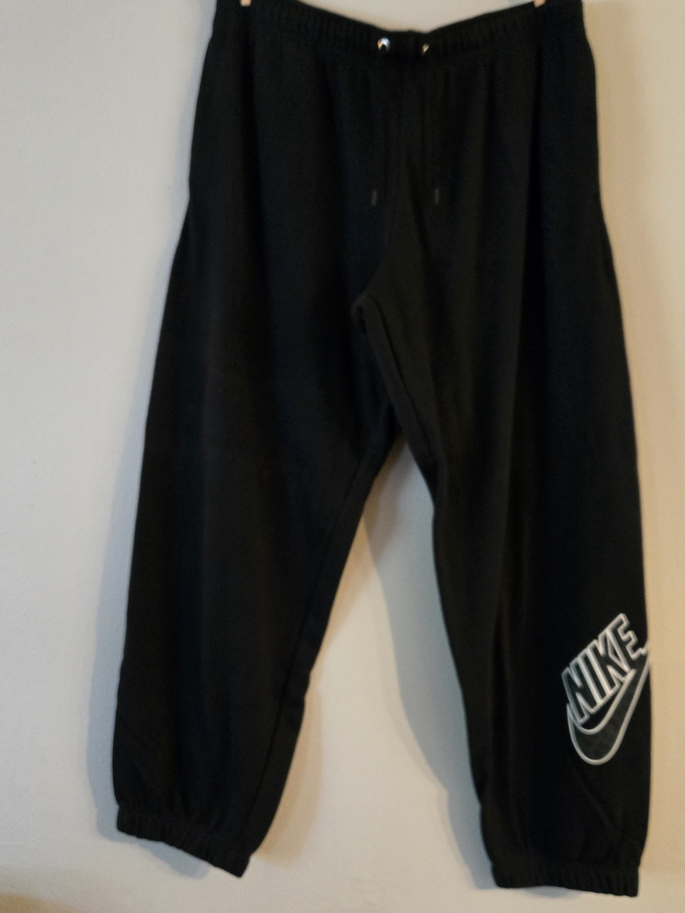 Nike Black Women's Joggers with White Logo